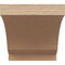 Ekena Millwork 4in. W x 4in. H x 12in. L Moab Woodgrain TimberThane Rafter Tail, Primed Tan RFTUR04X04X12MOARCPR - alternate 4